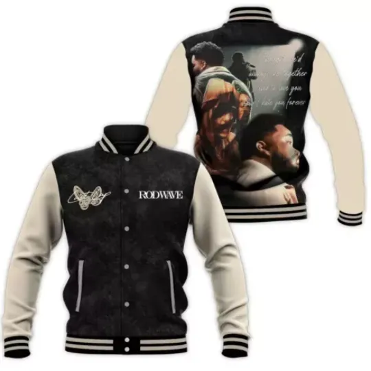 Rod Wave Baseball Jacket, Last Lap Jacket