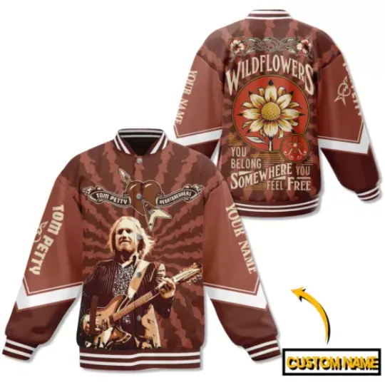 Tom Petty Wildflowers New Baseball Jacket For Fan
