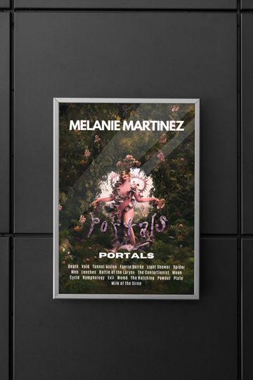 Melanie Martinez | Melanie Martinez Portals album | Melanie Martinez Portals poster | Wall art | Home decor | Wall decor