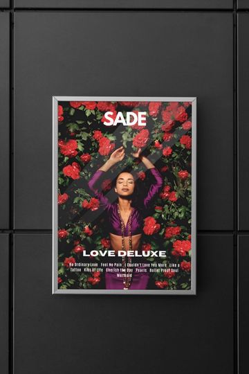 Poster | Wall art | Home decor | Wall decor | Sade | Sade Love Deluxe | Sade Album Art | Love Deluxe poster
