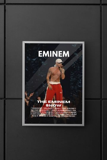 Eminem | Eminem album poster | Eminem The Eminem Show album | The Eminem Show poster | Poster | Wall art | Home decor | Wall decor