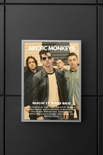 Arctic Monkeys | Arctic Monkeys Suck It and See album | Suck It and See poster | Poster | Wall art | Home decor | Wall decor