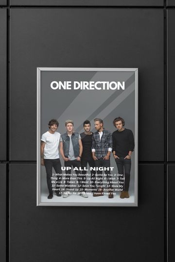 One Direction | One Direction Up All Night album | Up All Night poster | Poster | Wall art | Home decor | Wall decor