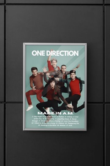 One Direction | One Direction Made in the A.M. album | Made in the A.M. poster | Poster | Wall art | Home decor | Wall decor