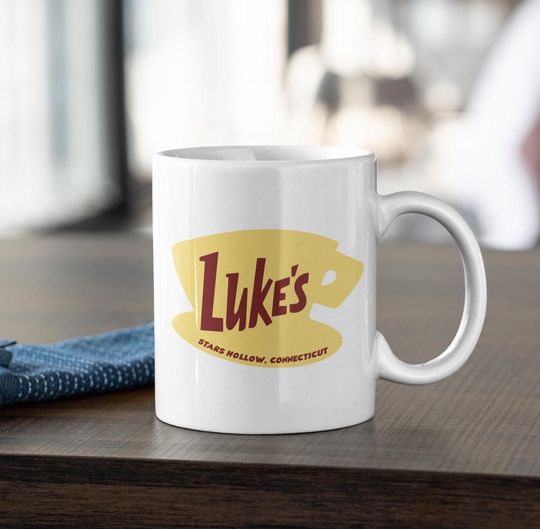 Luke's Diner Mug (Double Sided) | Gilmore Girls Gift | Gilmore Girls Mug | Gifts For Her | Luke's Diner | Retro Diner Mug | Stars Hollow Mug