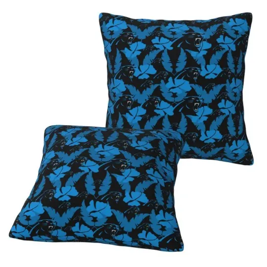 Carolina Panthers Throw Pillow, Gift For Football Lover