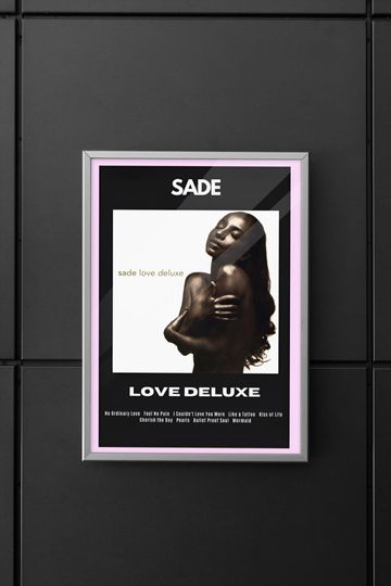 Poster | Wall art | Home decor | Wall decor | Sade | Sade Love Deluxe | Sade Album Art | Love Deluxe poster