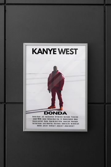 Kanye West | Kanye West poster | Kanye West Donda album | Donda poster | Poster | Wall art | Home decor | Wall decor