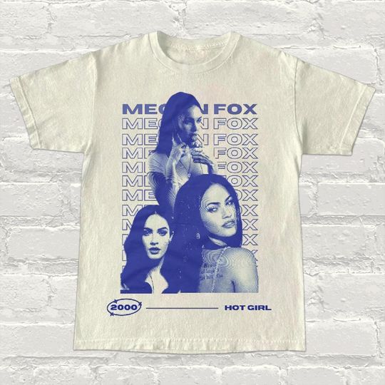 Vintage Megan Inspired T-Shirt: Retro 2000s Aesthetic Graphic Tee for Fans, Pop Culture Enthusiasts, Lovers of Iconic Y2K Celebrity Styles