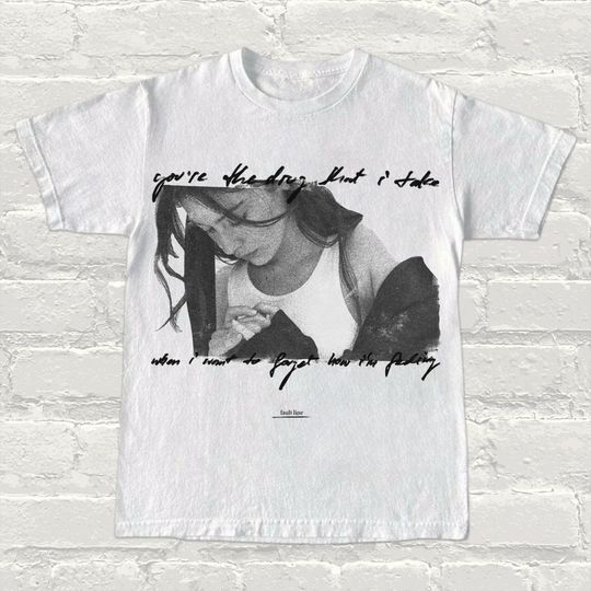 Vintage Gracie Inspired T-Shirt  Girl Indie Aesthetic, Music Lover Merch, Soft Vintage Style, Emotional Lyrics Tribute, Fan Gift Apparel