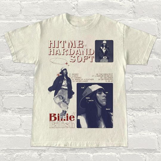 Eilish Inspired T-Shirt  Happier Than Ever Era Merch, Pop Aesthetic Graphic Tee, Oversized Streetwear for True Fans, Music Lover Apparel