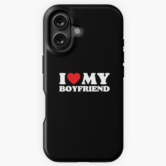I Love My Boyfriend iPhone Case