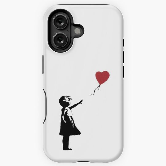 Girl With Balloon Banksy iPhone Case
