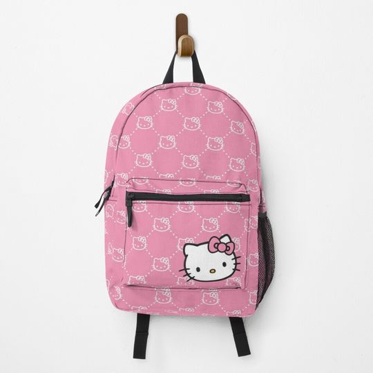 Pink Hello Kitty Design Backpack