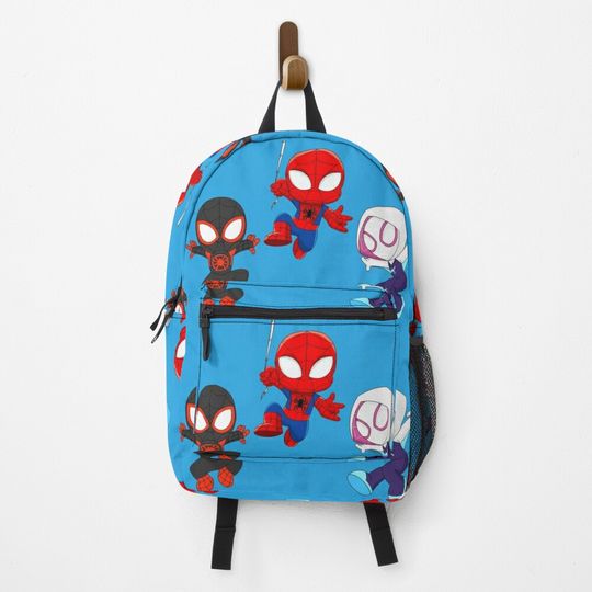 Spidey amazing friends, spiders babies, spider ghost, cute baby spidey girl, cartoon spidey, black spidey Backpack
