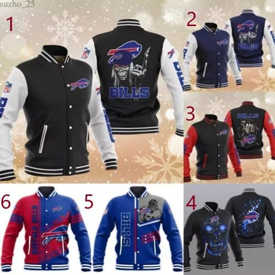 Buffalo Bills Men's Baseball Jacket, Gift For Football Lover