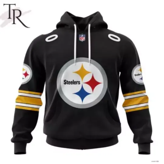 Personalized Pittsburgh Steeler Name And Number 3D Hoodie