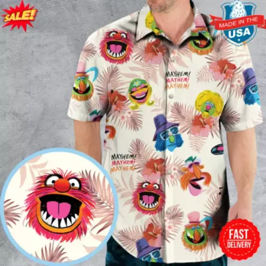The Muppet Show Dr. Teeth And The Electric Mayhem Hawaiian Shirt