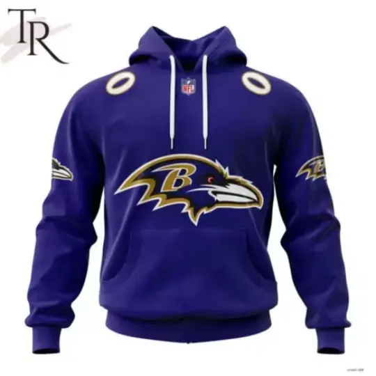Personalized Baltimore Ravens 3D Hoodie