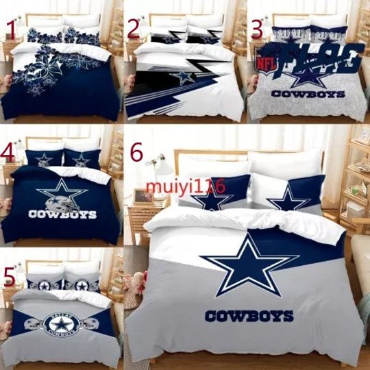 Dallas Cowboys Bedding Set, Gift For Football Lover