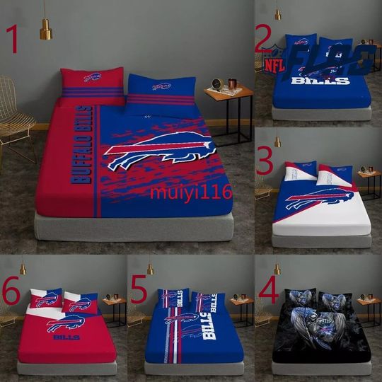 Buffalo Bills Bedding Set, Gift For Football Lover