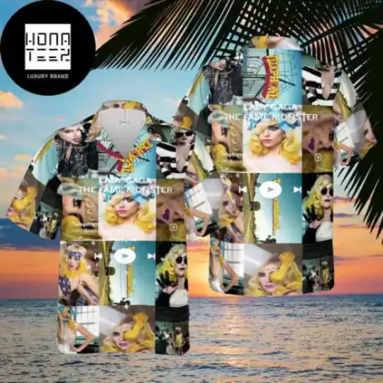 Ld ga Telephone Signature Trendy Hawaiian Shirt