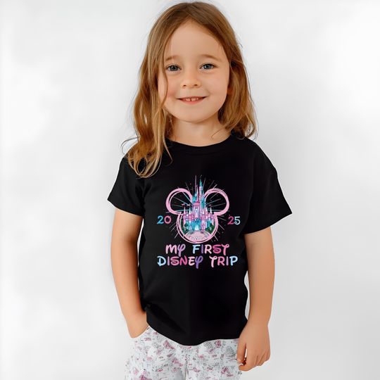 My First Disney Trip 2025 T-Shirt, Magic Kingdom Vacation T-Shirt, Disney Trip 2025 T-Shirt