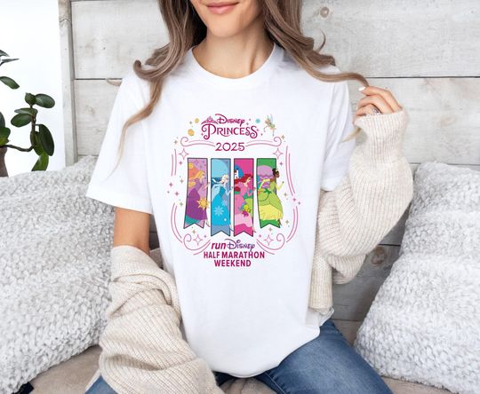 Disney Princess Half Marathon T-Shirt, runDisney T-Shirt