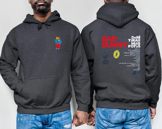 Sweatshirt, Best Album 2025, Debi Tirar Mas Fotos Shirt, Fan Outfit, Concert Shirt, Bunny, Conejo Malo, Sapo Concho, Sr Concho