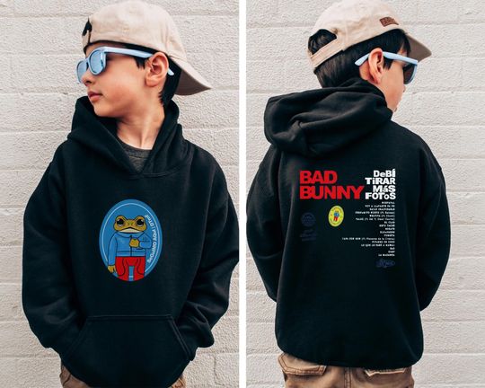 Bad Bunny Youth Sweatshirt, Best Album 2025, Debi Tirar Mas Fotos Shirt, Fan Outfit, Concert Shirt, Bunny, Conejo Malo