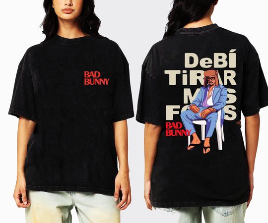 Bad Bunny DtMf Double Sided T-shirt | Bad Bunny New Album Shirt
