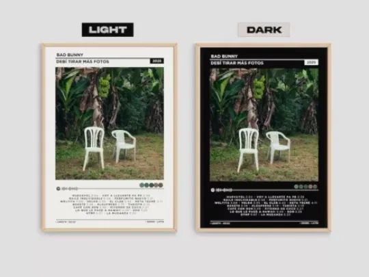 Bad Bunny - Debi Tirar Mas Fotos Album  Poster