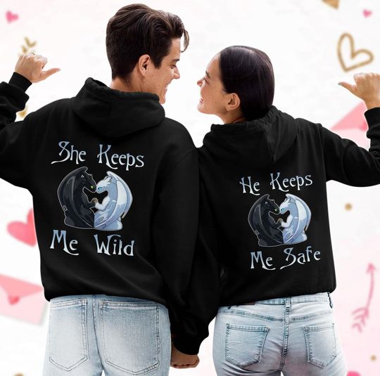 Couple Light Fury And Night Fury Hoodie, Toothless Couple Hoodies, Couple Hoodies Set, Couple Hoodies Cute, Couple Sweatshirt Character