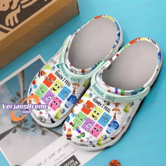 Inside Out Shoes, Today I Feel Shoes, Inside Out Summer Shoes