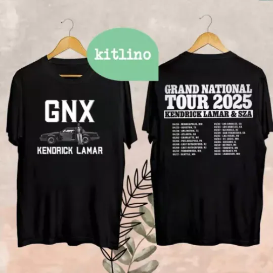 Kendrick Lamar Grand National Tour 2025 T-shirt