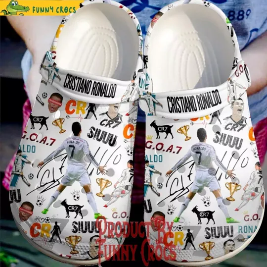 Cr7 Ronaldo Siuu  Clogs Shoes, Shoes For Adutls, Gift for Big fan
