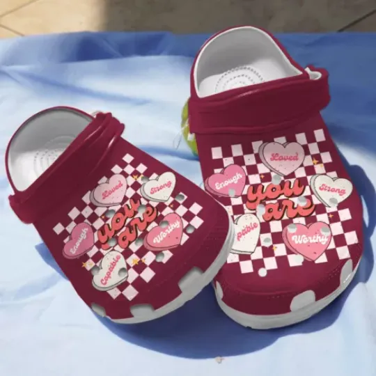 Beautiful Design You Are Clogs Shoes - Inspirational Everyday Wear
