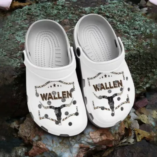 Wallen Cow Skull Clogs Shoes - Soft and Stylish Western-Inspired Footwear