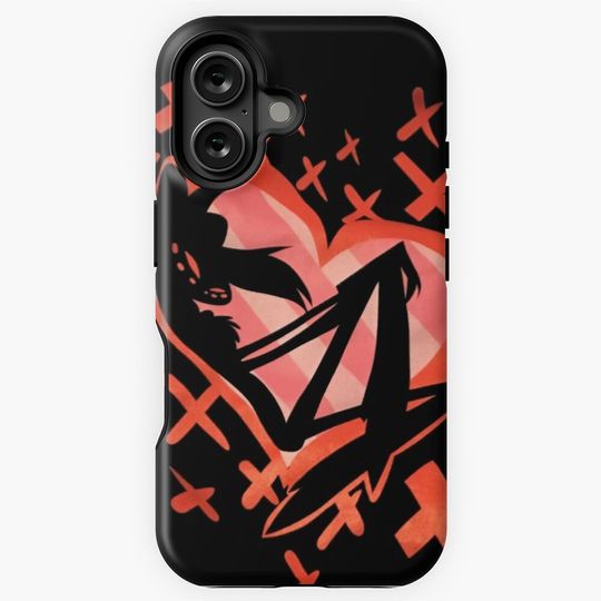 Angel Dust Valentines Day - Hazbin Hotel  iPhone Case