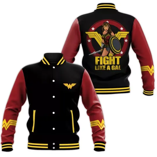 Discover Wonder Woman Baseball Jacket, Superhero Jacket