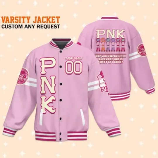 Custom Monster University PNK Uniform Jacket Baseball