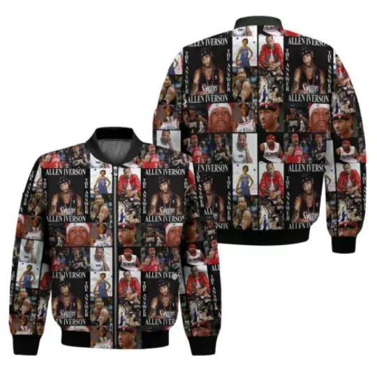 Men's Allen Iverson Bomber Jacket