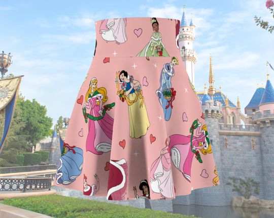 Winter Princesses Running Skirt | Magical Running Skirt | Women's Skater Skirt