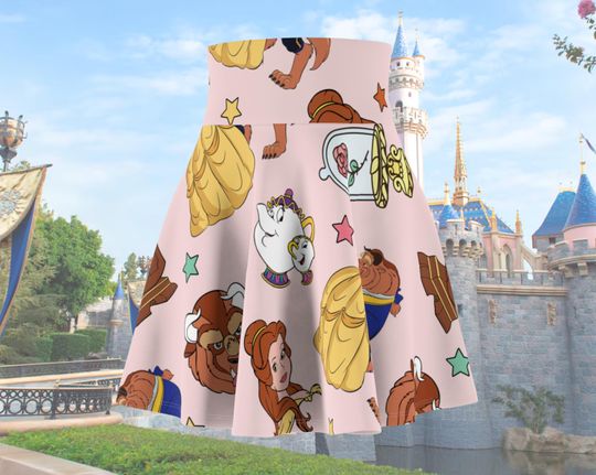 Belle Running Skirt | Magical Running Skirt | Women's Skater Skirt