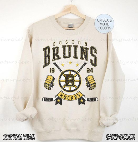 Boston Bruins Sweatshirt, Boston Hockey Fan Sweatshirt