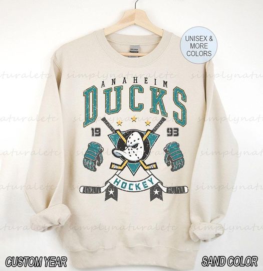 Anaheim Ducks Sweatshirt , Anaheim Hockey Fan Sweatshirt