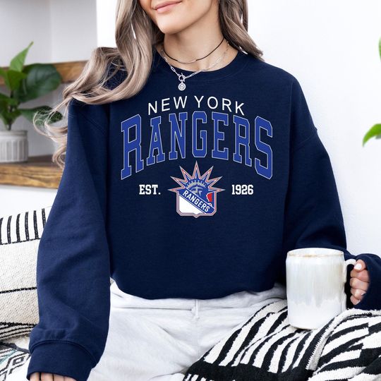 New York Rangers Est 1926 Sweatshirt, New York Hockey Sweatshirt