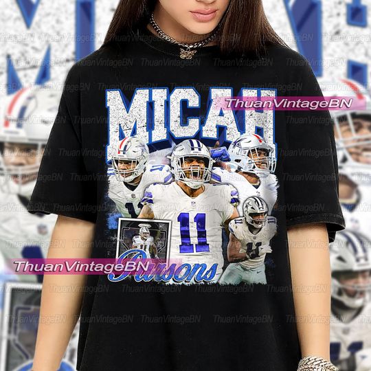 Vintage Micah Parsons Shirt, Dallas Football Comfort Colors Shirt, Dallas Football Tee, Micah Parsons Tee, Game day shirt