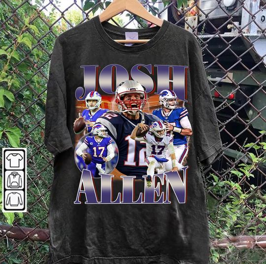 Vintage Josh Allen T-Shirt, Buffalo Football T-Shirt, Josh Allen T-Shirt