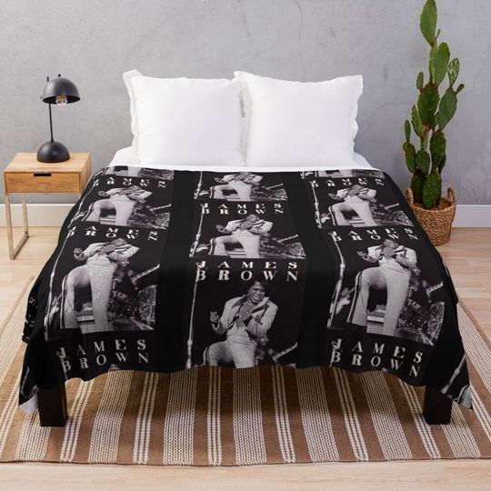 James Brown Throw Blanket